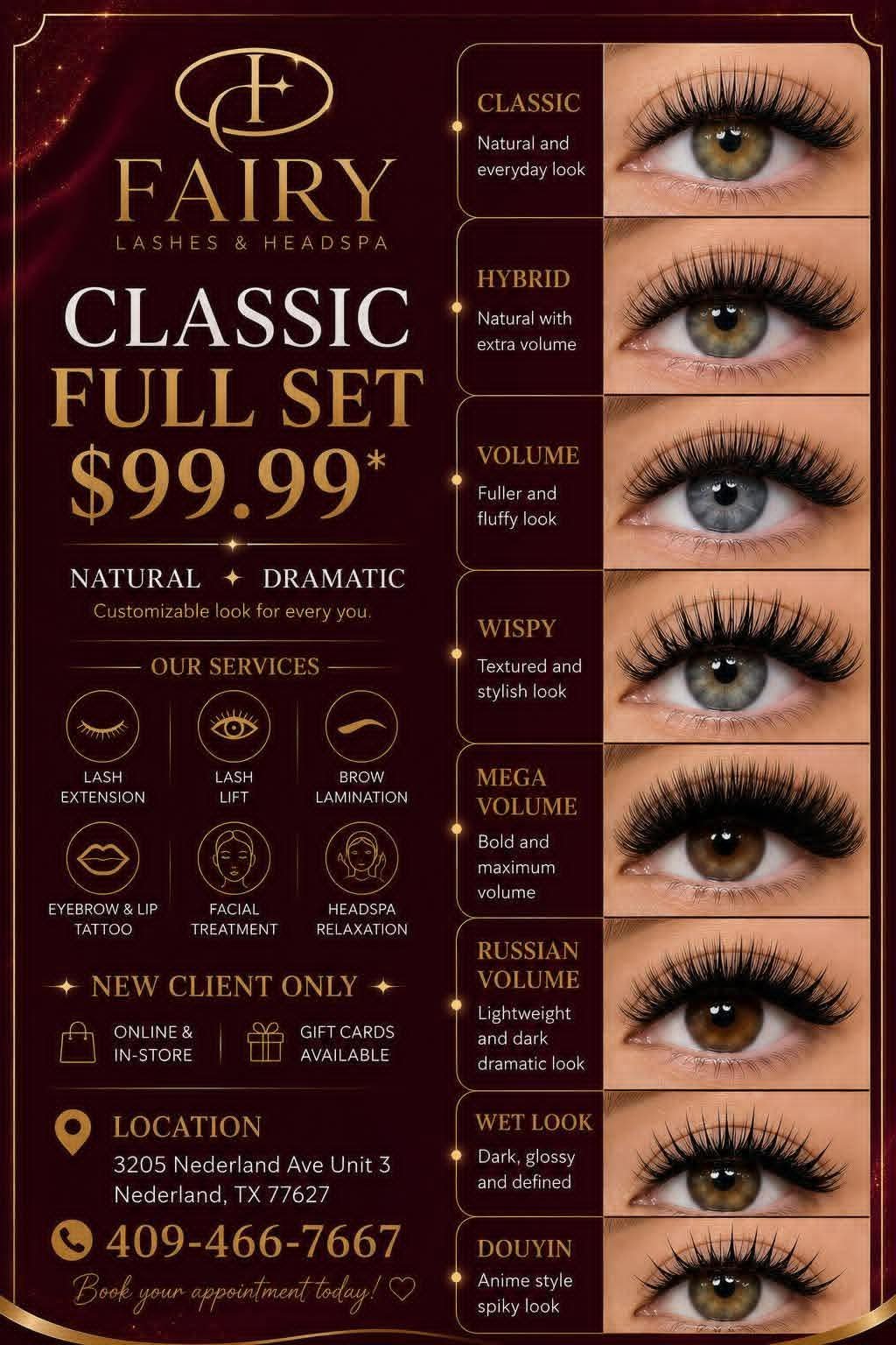 Fairy Lashes & Brows lash and brow studio in Nederland TX