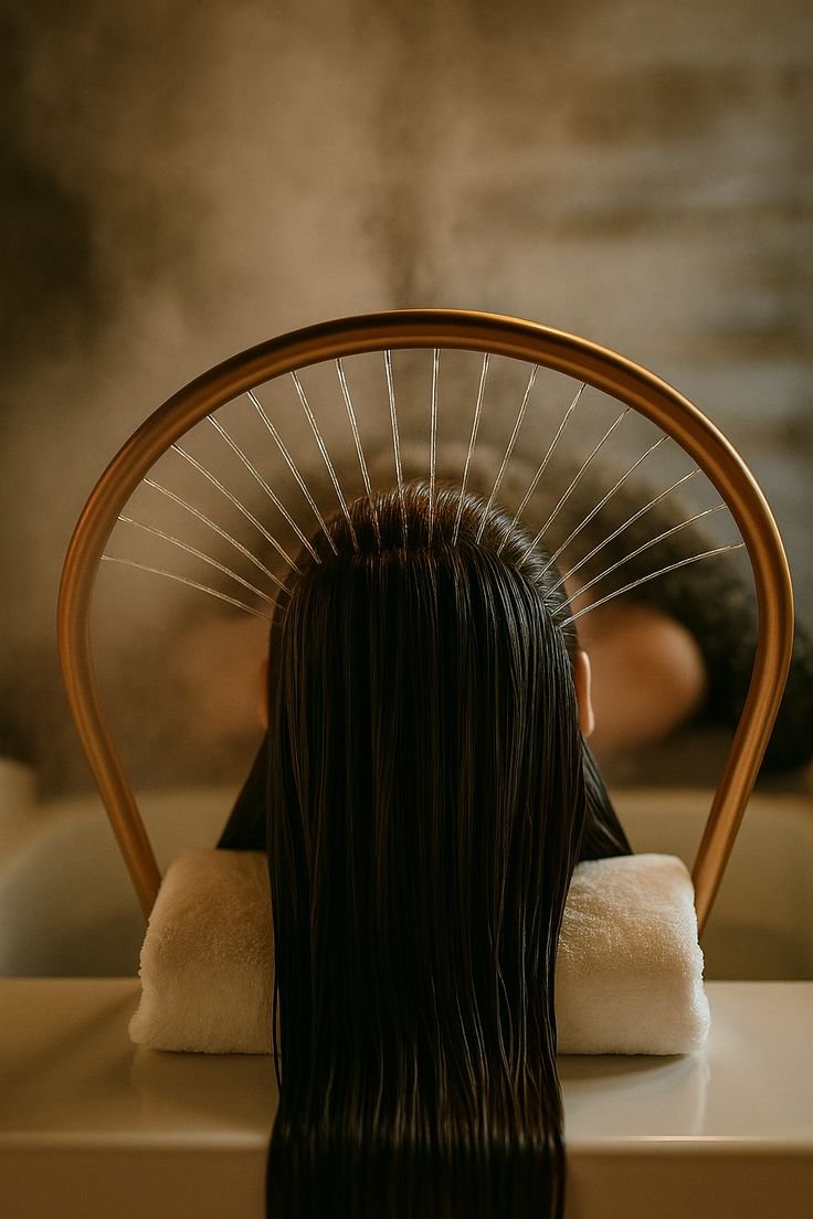 Relaxing head spa Nederland TX treatment at Fairy Lashes & Brows