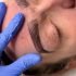 Microblading brow pattern close-up at Fairy Lashes Nederland TX